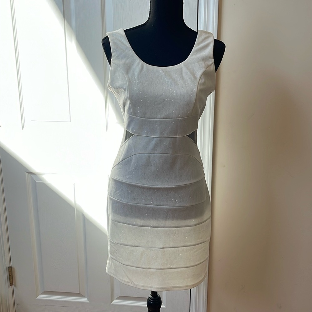 White dress with sparkle